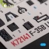 KELIK K72141 F-35B - interior 3D decals for Tamiya kit 1/72